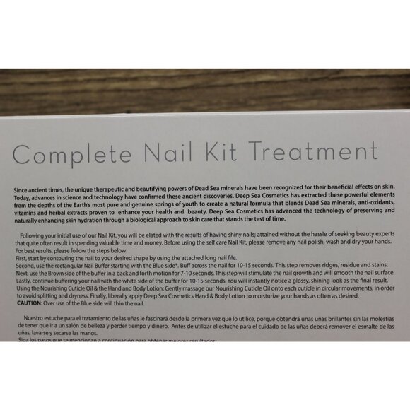 Deep Sea Cosmetics‎ Platinum Wave Nail Treatment Kit Complete Set Manicure - Picture 4 of 15